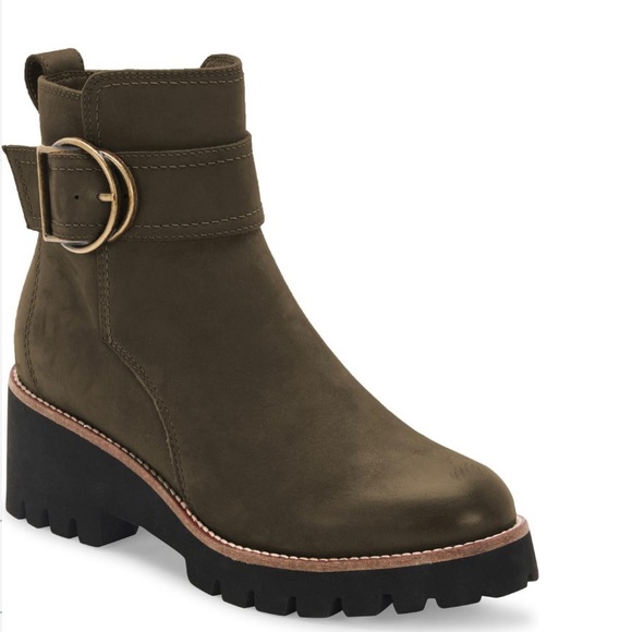 ❌ SOLD! Blondo Dagger Waterproof Women Boot, Size 6.5, Taupe Nubuck - Picture 2 of 7